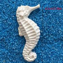 5-Piece Resin Nautical Figurine Set - Starfish, Seahorse, Shell Collectible Decor For Aquarium, Christmas, Home Accents - Multicolor - View 6