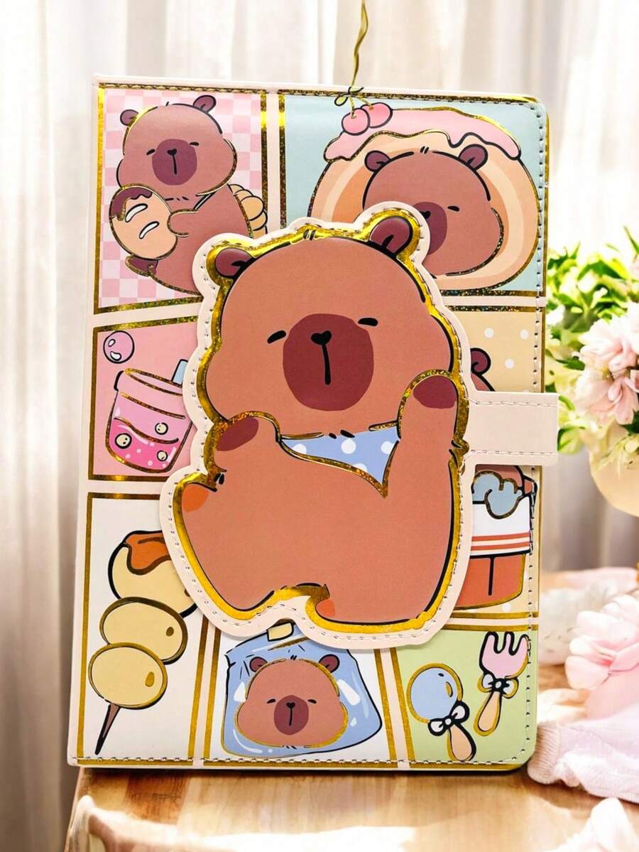 Capybara Design Notebook Agenda, Perfect For All Your Notes, Jotdowns, And Reminders - 手帕 - 查看 1