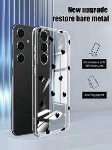 1个心形透明手机壳，兼容 16E、16、13、15、15 Pro、14 Pro、14 Plus、7/8 Plus、11、12 Pro Max、13、14 Pro Max、S24、S23、S25、A26、A36、A56/S26/S26 Plus/S26 Ultra，是送给亲朋好友的绝佳礼物，国际版，非国内版。 - 無色 - 查看 4