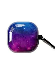 Galaxy Buds Marble-TPU Case For Buds 2/Pro/Pro 2/Live/FE, Scratch-Resistant & Anti-Slip Texture, Sleek & Stylish Design With Detachable Carabiner