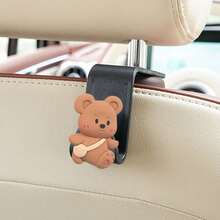 1pc/2pcs Cartoon Car Seat Headrest Hook, Multifunctional Hanger For Car - one-size - View 3