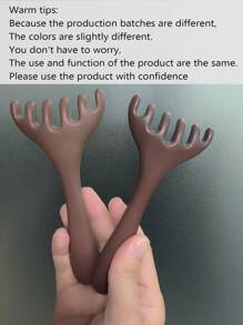 1pc/2pcs Head Meridian Massage Comb, Neck Lift Relaxer, Shoulder And Neck Massage Comb, Massage Therapy Comb, Suitable For Meridian Massage To Relieve Stress, Relieve Emotional Body Care Travel, Outdoor, Sports, Office, School, Hairpin, Hair, Hair Tools,School,Back To School,Travel,Travel Essentials,Home Essentials,Spa,Massage Tool,Massage,Massager,Spa