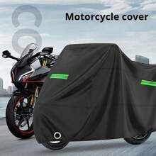 Funda para motocicleta con franjas reflectantes, Funda impermeable y a prueba de polvo de tafetán 190T para motocicleta y scooter