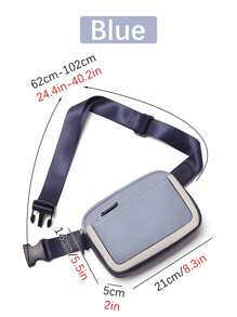 1pc PU Leather Leisure Lady Fanny Pack Adjustable Waist Bag For Casual, Work Or Travel Sport Activities