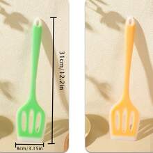1 pieza Utensilio de cocina de silicona - Espátula antiadherente y resistente al calor, esencial para hornear y cocinar - Multicolor - Ver 10
