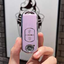 Funda de llave de TPU suave con 2/3 botones, compatible con modelos de automóviles 2, 3, 6, CX3, CX4, CX5, CX7, CX9, Atenza, Axela, MX5, Miata - Multicolor - Ver 5