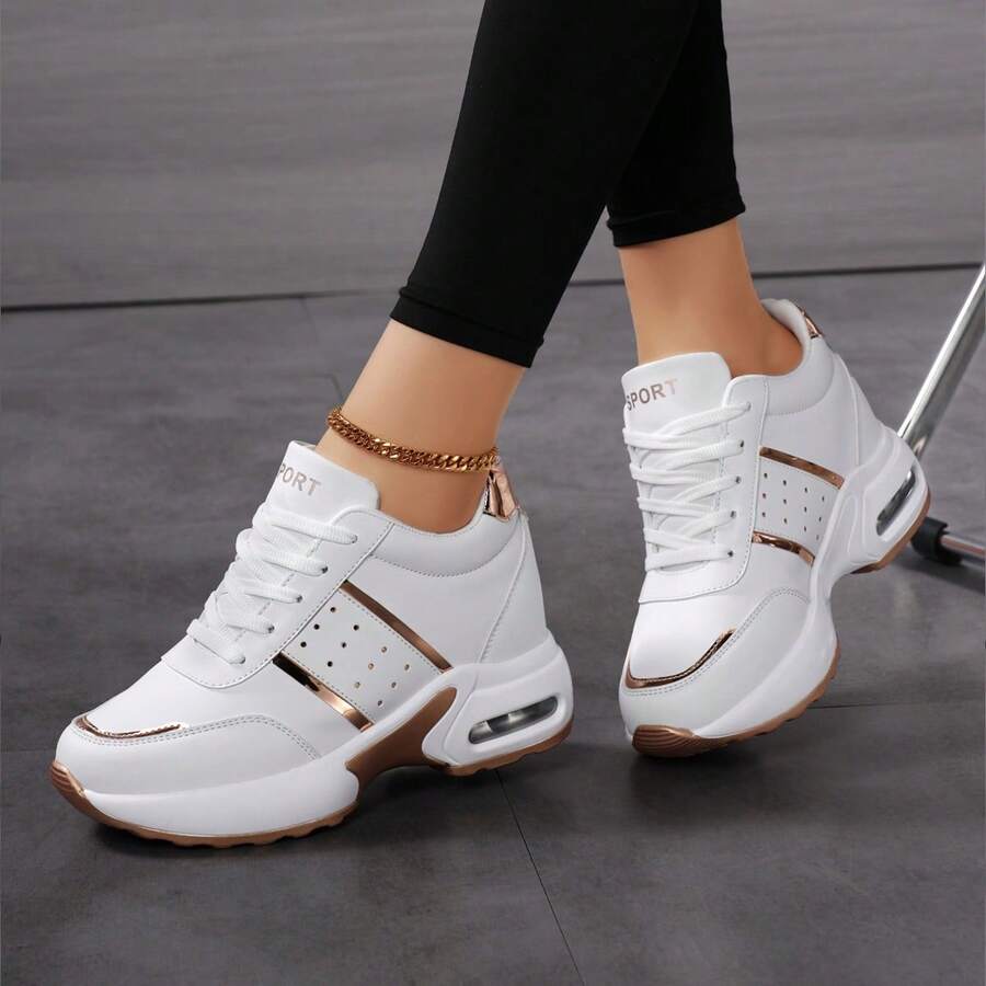Women's Walking Shoes, Comfortable Women's Trainers, White Shoes