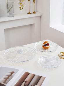 1个水果蛋糕面包圆形托盘，适用于万圣节、圣诞节、婚礼派对、节日水果盘 - 彩色 - 查看 2