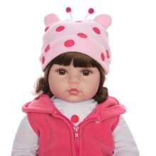 Bebê Reborn Boneca Girafinha Realista Silicone Menina Pode dar Banho