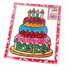 10pcs Colorful Glitter Chalk, Colored Adhesive, Art Drawing Paper Crafts, Painting Phone Case, Gel Glue Pen, Painting & Graffiti Tools, Gold & Silver Powder Colored Pens, Back To School - Multicolor - View 5