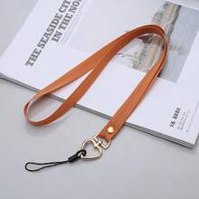 时尚百搭心形可拆卸挂绳，单件，手机挂绳，卡包，可拆卸手机壳挂绳，挂脖