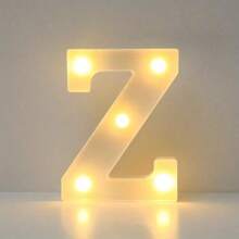 1pc DIY Illuminated Letter Light, 26 Letters And 10 Numbers Options, Suitable For Children Room, Nursery, Birthday, Holiday Decor, Girl's Room Decor, Home Decor, Engagement Party, Wedding, Birthday Party, Christmas Light, Home Bar Decor