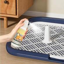 Neu Hundetoilette extra groß Anti-Spritz mit Säule Spülbares flaches Hundeurinal