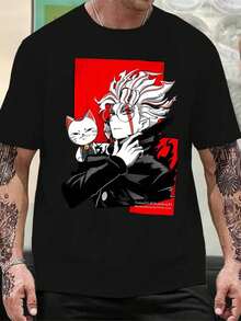 Okarun Men's Oversized Premium Cotton T-Shirt In Assorted Colors