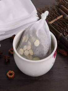 30 piezas/10 piezas Filtros de té, filtros para descansos con té, bolsas de té desechables para la infusión de té, bolsas de infusor de té no tejidas autosellantes con cuerda, adecuadas para hojas de té, especias, bodas, Día de la Madre, vuelta al colegio