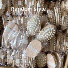 1 件装身体抗脂肪刷舒缓木质精油水疗气垫按摩梳头皮按摩刷身体按摩器 - 原色 - 查看 11