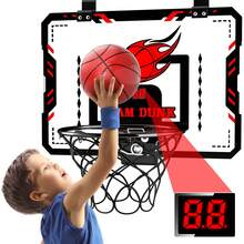 HENGPHY Basketball Hoop Indoor Toys Gifts For 3 4 5 6 7 8 Year Olds Boys Kids, Over The Door Mini Basketball Hoop Toys For Boys 3-5 6-8 8-12, Basketball Hoop Boys Toys Gifts For 4 5 6 7 8 Year Old - 002A-15 - View 2