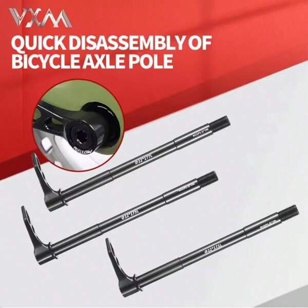 Cierre rápido para bicicleta 12x121L 12x126L Liberación rápida de aleación de aluminio para horquillas con eje de 12 mm y 15 mm