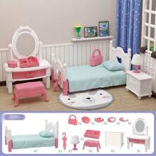 1 pieza Conjunto de accesorios miniatura para casa de muñecas, escena micro de cocina simulada con diseño de koala
