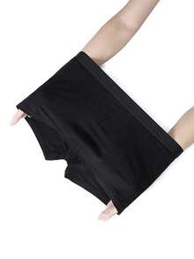 Bộ 3 quần boxer nam, độ co giãn vừa phải, màu trơn, chất liệu vải dệt kim, thoáng khí và thoải mái, phù hợp cho mặc thường ngày. - Nhiều màu - Xem 7