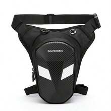 1pc Motorcycle Riding Hiking Waist Pack, Waterproof Leg Bag, Outdoor Sports Travel Thigh Pack, Thigh Bag, Waist Bag - Black - View 13