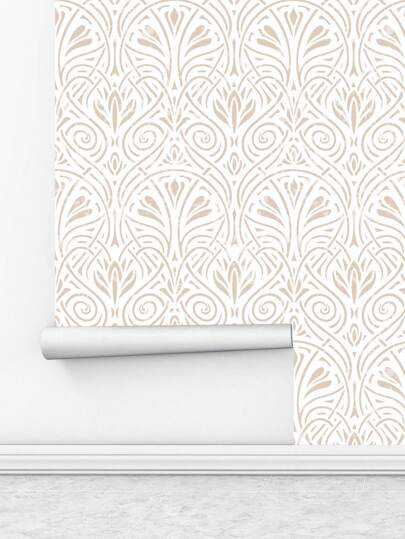 Removable Wallpaper, Sc inavian Minimalist Peel Stick Wand Paper, Bohemian Home Room 17.7 Inches 6.5/9.8 Feet *1pc view 11