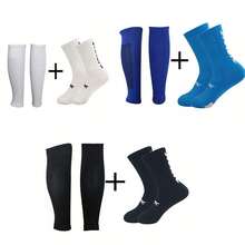 2pcs/Set Children Sports Compression Socks - Knee High Soccer Socks - Multicolor - View 1