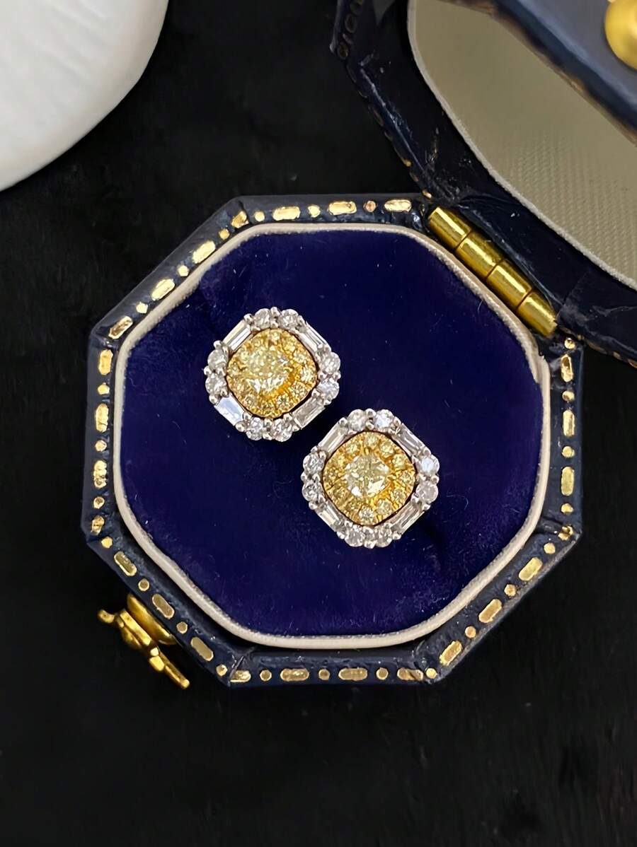 1 pieza Pendientes elegantes de mujer de plata de ley 925, pendientes minimalistas de estilo francés para uso diario, regalo