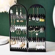 1pc Earring & Stud Display Stand, Creative Jewelry Organizer Rack - Multicolor - View 4