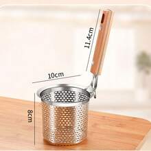 304 Stainless Steel Strainer Skimmer Ladle For Hot Pot, Noodles, Boiling, Kitchen Cooking - Multicolor - View 13