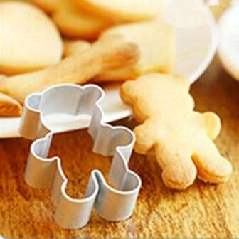 1/2/3pcs New Metal Alloy Cake Cookie Bakeware Mould Fondant Cookie Cutters Biscuit Mold Kitchen Diy Little Bear
