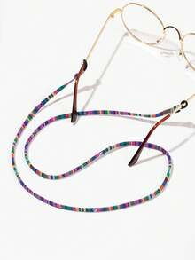 5pcs Bohemian Style Fashion Eyeglass Chain, Multi-Functional Mask Holder, Suitable For Women's Travel & Daily Use, Stylish Beaded Eyeglass Lanyard, Non-Slip Fashion Eyeglass Chain And Mask Holder - Multicolor - View 11