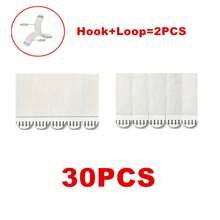 10/30/50/80 piezas de tiras para colgar cuadros de gran resistencia - Ganchos adhesivos sin perforar para paredes de yeso, ideales para fotos y decoración navideña, kit de montaje en pared de fácil instalación, marcos desmontables de poliamida de doble cara, sujetadores impermeables y sin clavos para decoración del hogar