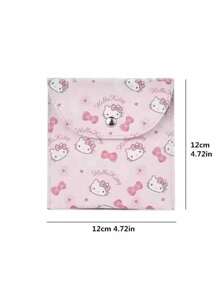 Sanrio Sanrio Hello Kitty Women Tampon Storage Bag Sanitary Pad Pouch Napkin Cosmetic Bags Waterproof Multi-Function Storage Bag Pouch Makeup Bag Travel School Supplies Travel Essentials Make Up Bag Holiday Essentials Makeup Bags Makeup Pouch Makeup Organizer Holiday Winter Leopard Print Sausage Dog Gifts For Women