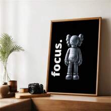 Póster de decoración de arte KAWS - Arte de pared para decoración del hogar - Pintura en lienzo para decoración de habitación - Para sala de estar, comedor, cocina, excelente para regalo de decoración de habitación para amigos sin marco