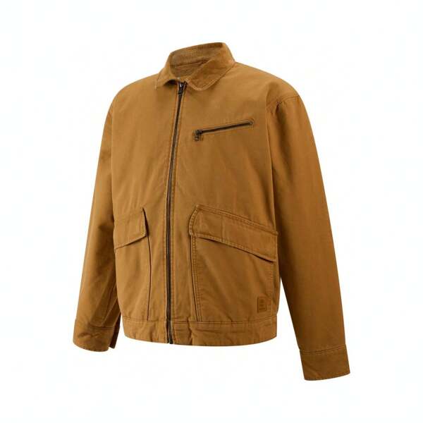Timberland Chaqueta corta acolchada de 2024 hombre con lona lavada y aislante