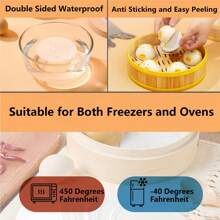 500/1000/1500pcs Non-Stick Hamburger Patty Papers, Oil Absorbing Separator Papers, Easy Storage, Separates Burgers When Frozen, Suitable For Cutlets, Cookies, Pies, Mousse And Other Foods, Kitchen Supplies, Outdoor Restaurants & Home Kitchens
