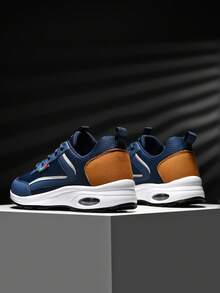 STARNOVO Men's Summer New Mesh Air Cushion Casual Sports Shoes, Lightweight & Comfortable, Large Size Suitable For Casual, Commuting, Walking, Outdoor Fitness And Daily Wear, All Season - Blue - View 6