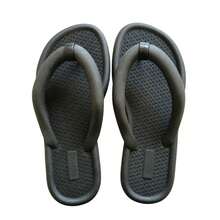 Women's Flip Flop Slippers Comfortable Non-Slip Various Colors - Black - View 3