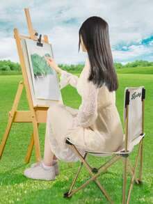 个性化超大户外折叠椅，定制姓名印刷，独特休闲，折叠设计，方便存放和携带