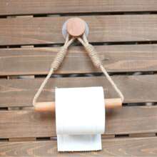 1 pezzo Portasalviette da cucina in corda LDQ - Intreccio in corda di legno massiccio, portasalviette da parete in tessuto senza profumo, creativo senza foratura - Per cucina e bagno - Perfetto regalo per il ritorno a scuola e per la casa nuova