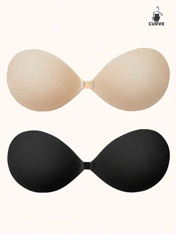 Invisible Strapless Breathable Comfortable Adhesive Seamless Bras For Large Bust Women, Prevent Sagging, Invisible, Non-Slip Design For Wedding Dress & Daily Wear, Plus Size