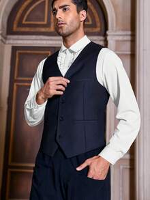 Runcati Mens 80s Style Ruffle LongSleeve Tuxedo Shirt With Ruffled Button Down Frill Pleated Ruche For Prom - White - View 3