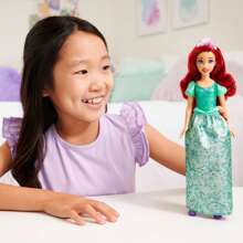 Mattel Princess Toys, Belle Fashion Doll, Sparkling Look With Brown Hair, Brown Eyes & Tiara Accessory, Inspired By The Beauty & The Beast Movie