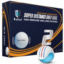 Caiton Caiton 12/6/3PCS Mingi de golf 40+ Yards Challenge cu țintire și control de rotire | Pachet valoare pentru performanță în tur