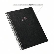 iscool Spot Glitter Colors Spiral Notebook For Girls - 黑色粉紅色(閃粉) - 查看 4