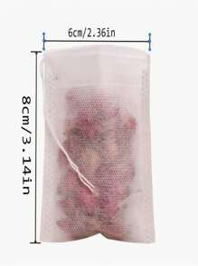 30 piezas/10 piezas Filtros de té, filtros para descansos con té, bolsas de té desechables para la infusión de té, bolsas de infusor de té no tejidas autosellantes con cuerda, adecuadas para hojas de té, especias, bodas, Día de la Madre, vuelta al colegio
