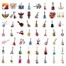 55 Peças De Adesivos De Guitarra De Desenho Animado, Sinônimos De Selvageria E Liberdade, Inflamam O Espírito Rock Da Guitarra. Com Apenas Um Conjunto Destes Adesivos, Sua Guitarra Pode Se Tornar Instantaneamente O Foco Da Moda. Eles Podem Ser Usados Para Decorar Celulares, Instrumentos Musicais E Também Podem Servir Como Adesivos Para Festivais De Música. É Uma Bênção Para Entusiastas Da Guitarra. - Multicolorido - Ver 5