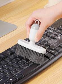 1pc Multifunctional Computer Cleaning Brush Soft Brush Keyboard Cleaning, Corner Gap Dust Collector Gap Cleaning Brush, Suitable For Windows, Small Corners, Beds, Sofas