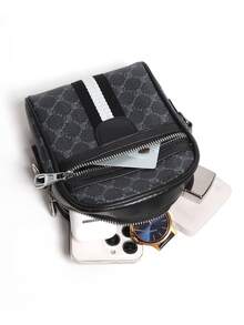 Bolso bandolera ligero y casual para hombres, adecuado para leer, con espacio para el teléfono. Bolso de hombro tipo mensajero pequeño para exteriores, ideal para volver al colegio, regalo del Día del Padre, bolsa de bandolera para ir al trabajo